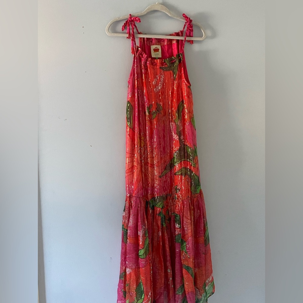FARM Rio Pietra Floral Sleeveless Maxi Dress